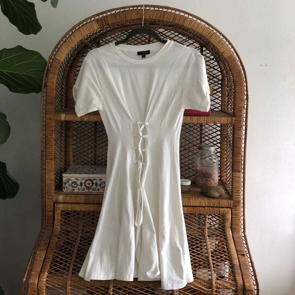 Top shop corset skater dress